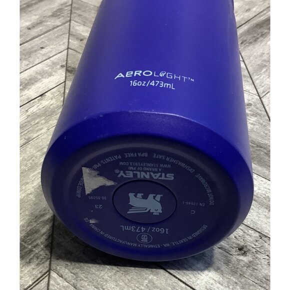 Stanley IceFlow Stainless Steel  Water Bottle Angled Spout Travel Sports Blue - Picture 10 of 12